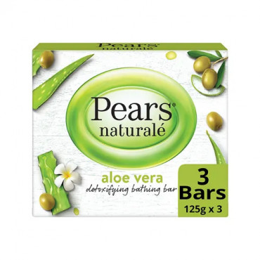 Pears Naturale Aloe Vera Soap (125g x 3)