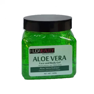 Huda Beauty Aloe Vera Face & Body Gel Aloe Vera Extract 500ml