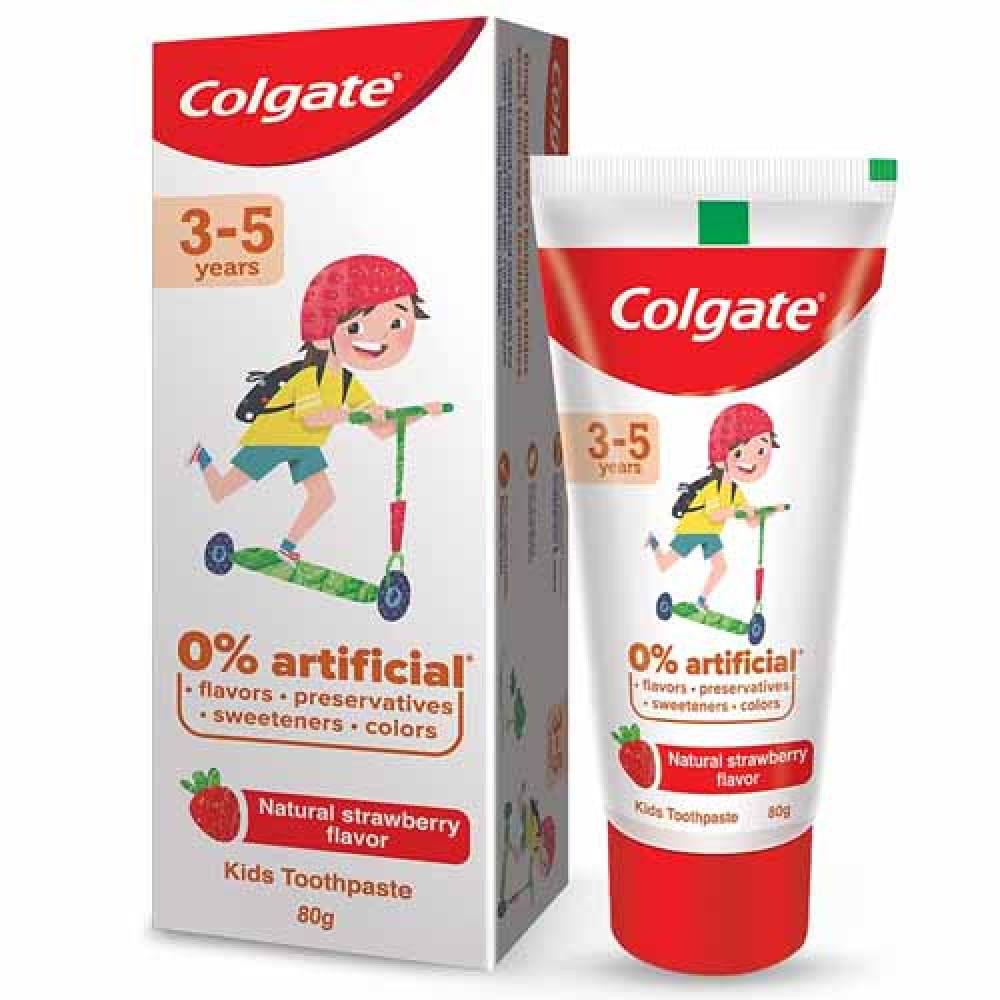 Colgate Kids Natural Strawberry Toothpaste 3-5 Years 70g