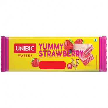 Unibic Yummy Strawberry Wafers 75g Buy 1 Get 1