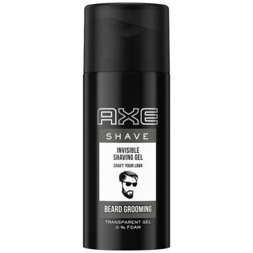 Axe Invisible Beard Grooming Shaving Gel 100g