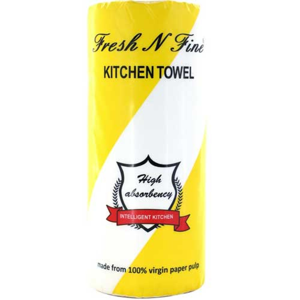 Fresh N Fine Kitchen Towell 1Ply 80 Sheets (23cm x 23cm)