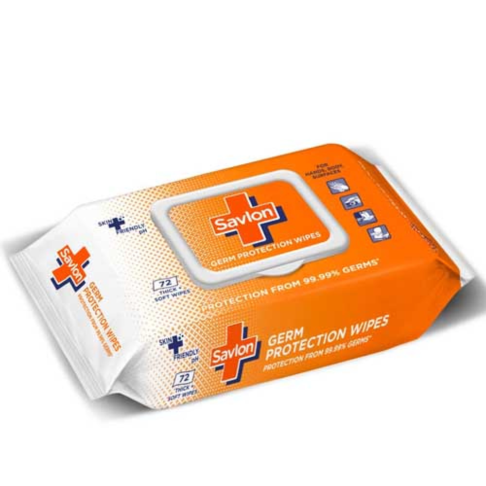 Savlon Germ Protection Wipes 72N