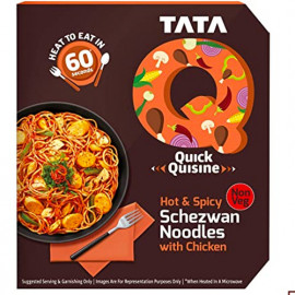 Tata Quick Qusine Hot &Spicy Schezwan Noodles With Chicken  305g