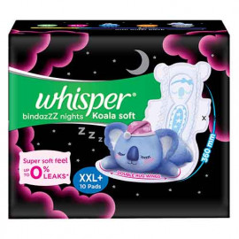 Whisper Soft Night XXL+ 10 Pads