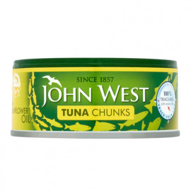 John West Tuna Chunks In Sunflower Oil 145g