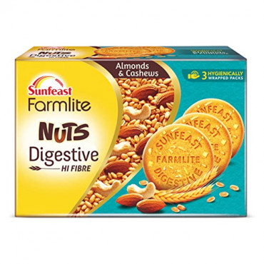 Sunfeast Farmlite Nuts Digestive Hi-Fibre 250g