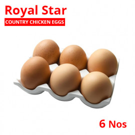 Royal Star Country Chicken Eggs 6 Nos