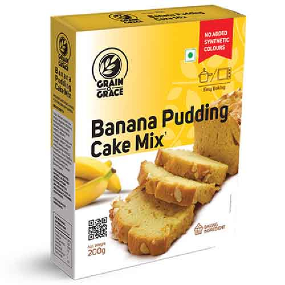 Grain N Grace Banana Pudding Cake Mix 200g