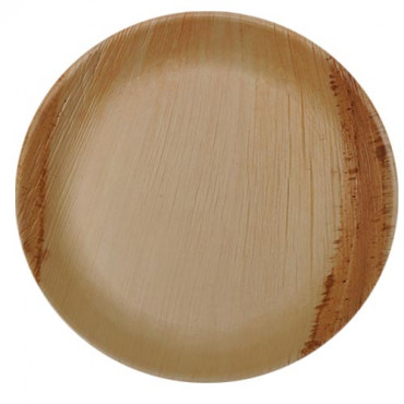 Papla Shallow Palm Round Plate 25.4cm (Pack Of 20)