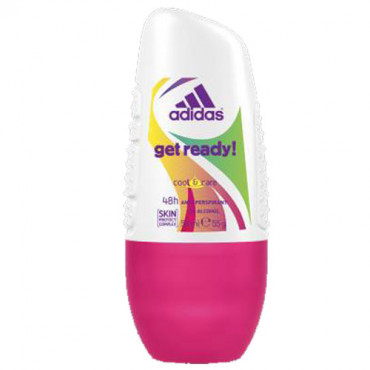 Adidas Get Ready Cool & Care 48H Anti-Perspirant Roll On 50ml