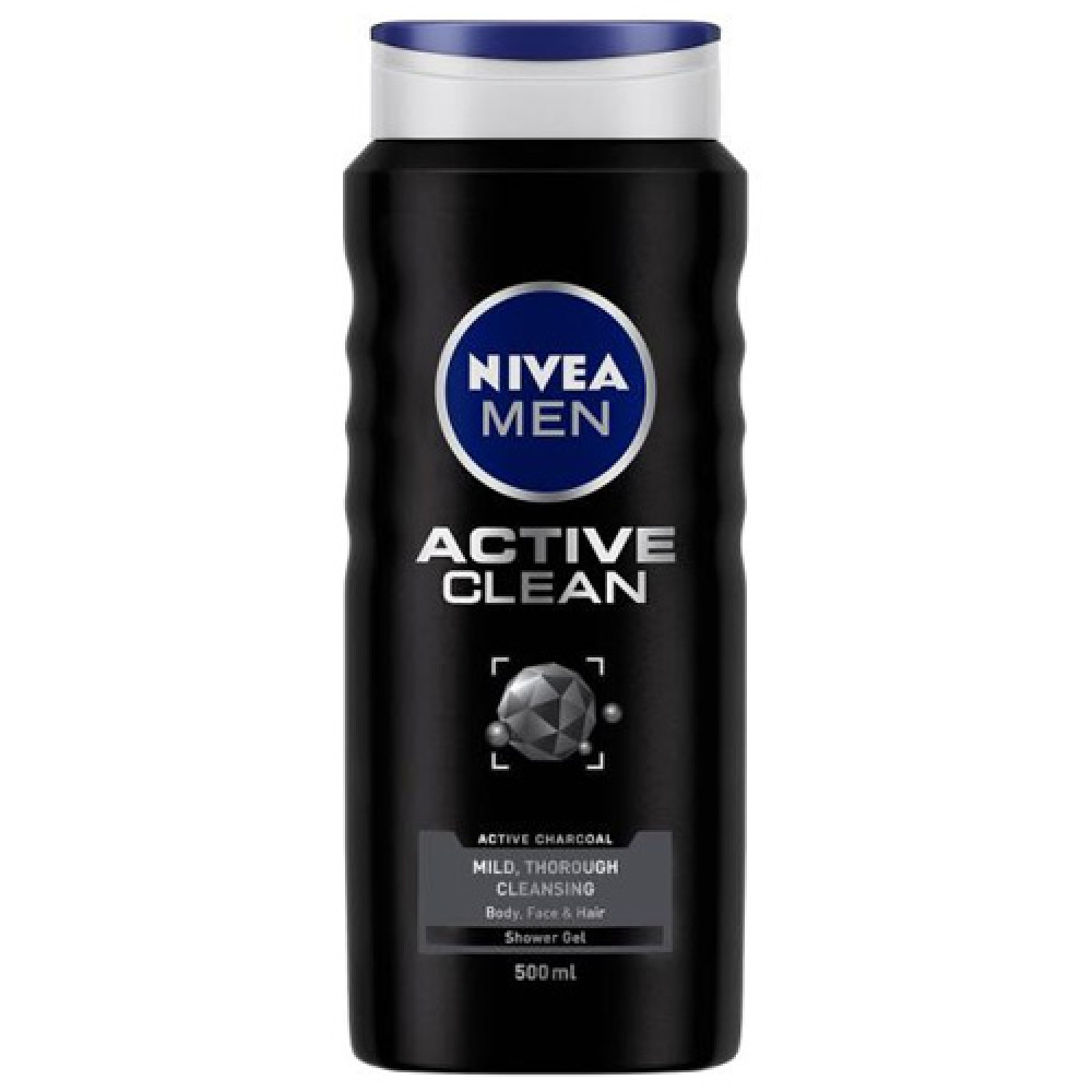 Nivea Men Shower Gel Active Clean 500ml