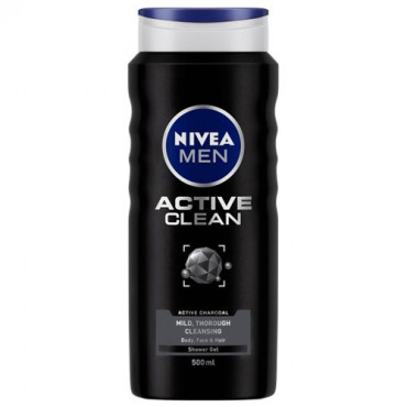 Nivea Men Shower Gel Active Clean 500ml