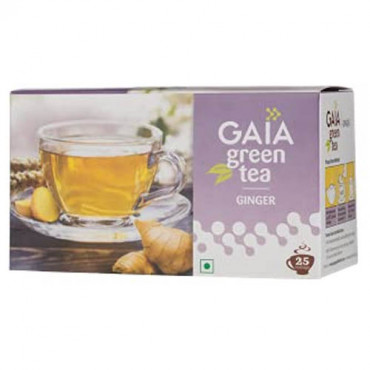 Gaia Green Tea Ginger 25 Bags (BUY 1 GET 1)