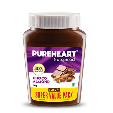 Pure Heart Nutspread Choco Almond 350g + 50g