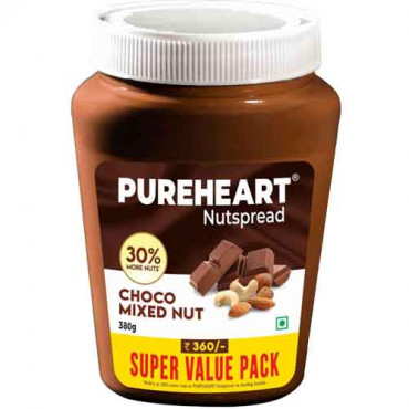 Pure Heart Nutspread Choco Mixed Nut 350g + 50g