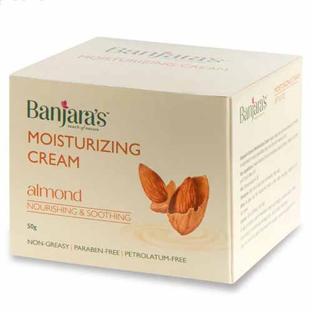 Banjaras Moisturizing Cream Almond 50g