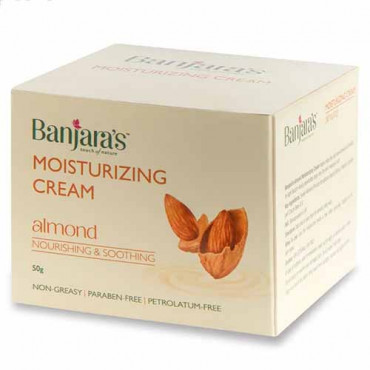 Banjaras Moisturizing Cream Almond 50g