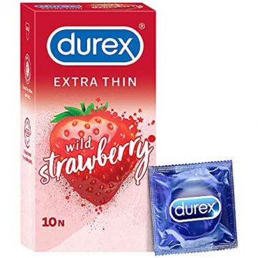 Durex Extra Thin wild Strawberry 10N