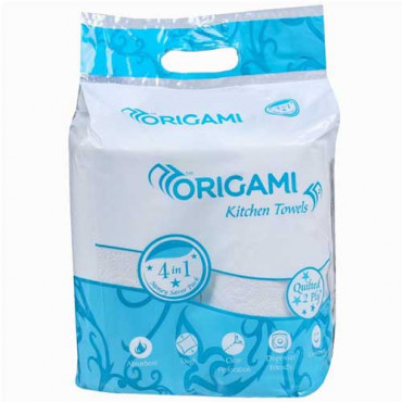 Origami Kitchen Towel 2 Ply 1 Roll (21cm x 22cm)