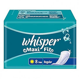 Whisper Maxi Fit Regular 8 Pads