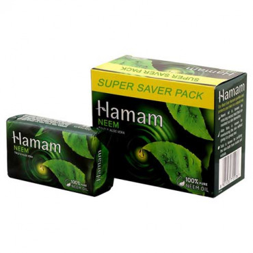 Hamam Neem Tulsi & Aloe Vera Soap 150gx3