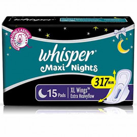 Whisper Maxi Nights XL Wings 15 Pads