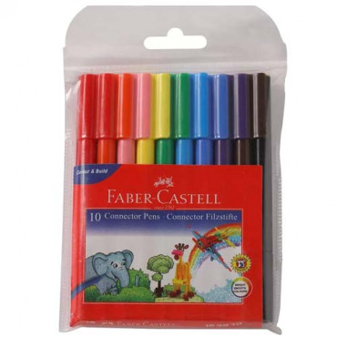 Faber Castell 10 Connector Pens Connector Filzstifte 