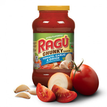 Ragu Chunky Sauce Tomato, Garlic & Onion 680g