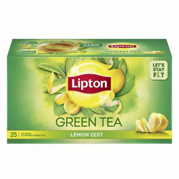 Lipton Green Tea Lemon  Zest 25 Bags