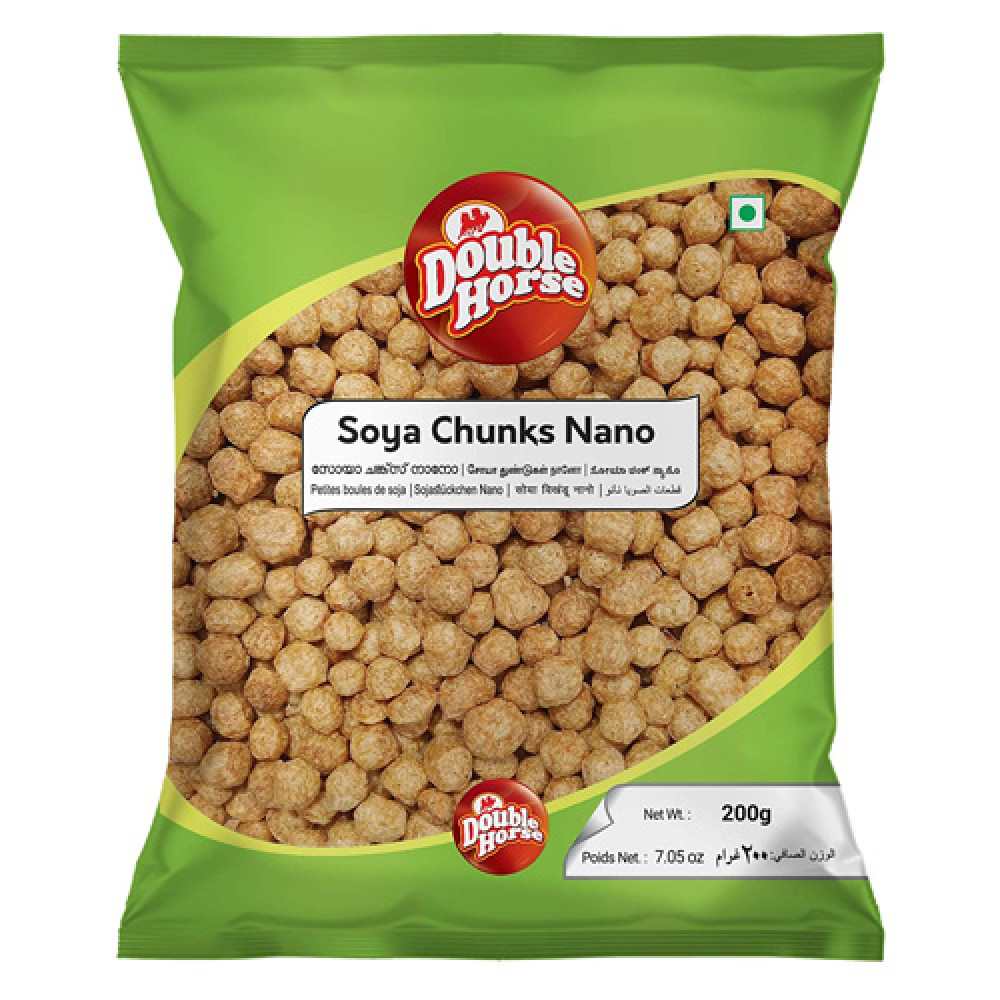 Double horse soya chunks nano 200 gm