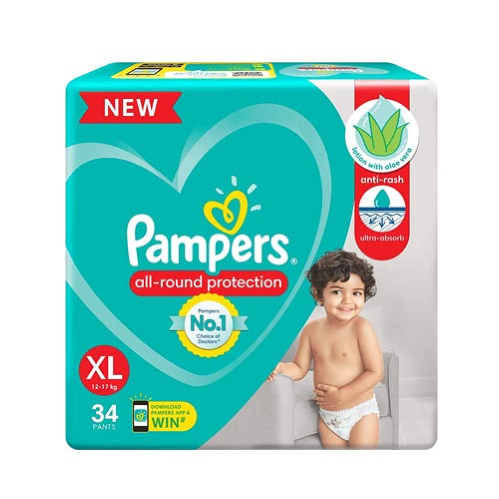 Pampers Pants Extra Large 34N (12-17kg)