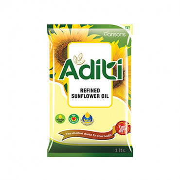 Aditi Refined Sunflower Oil 1 Litre (P)