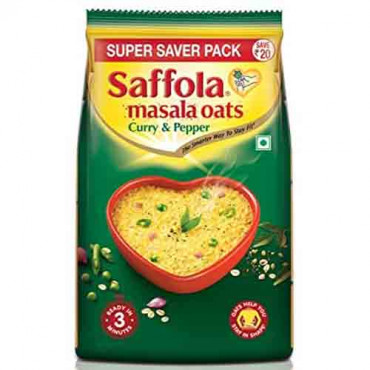 Saffola Masala Oats Curry & Pepper 500g (Pouch)