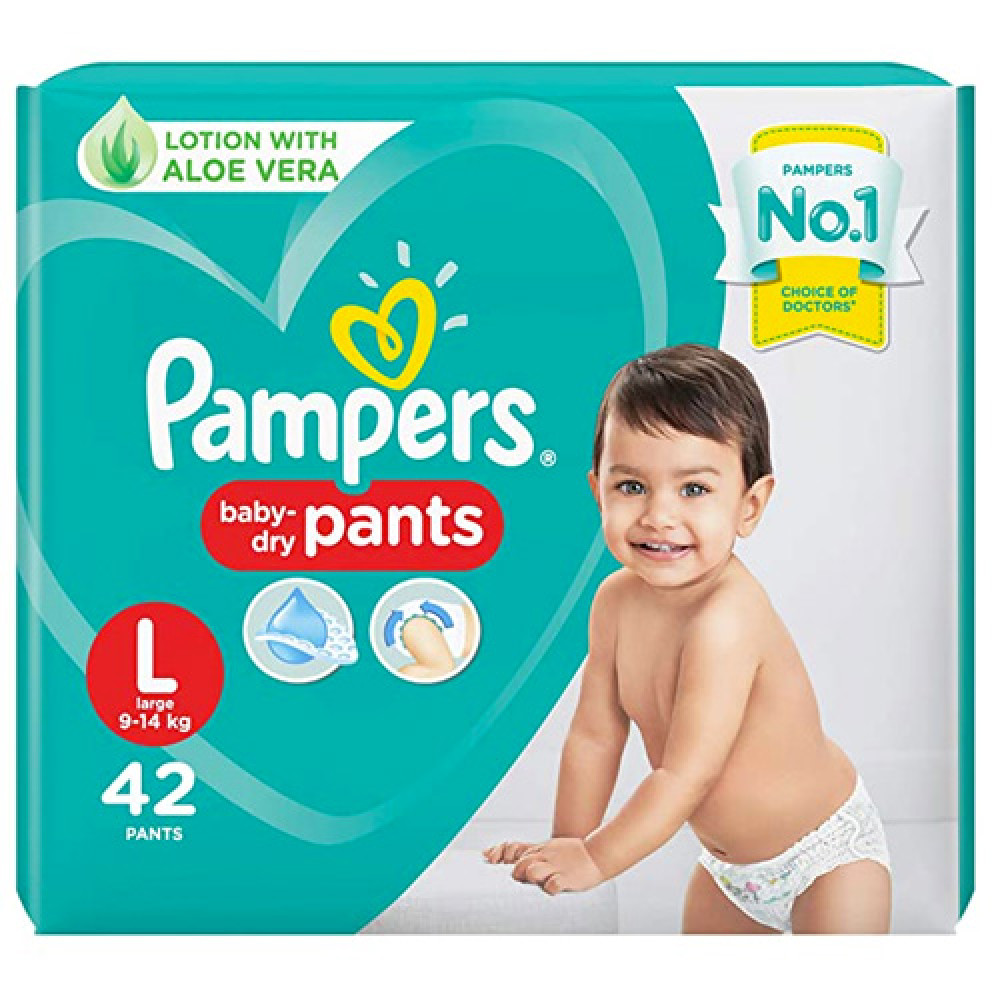 Pampers Pants Large 42N (9-14kg)