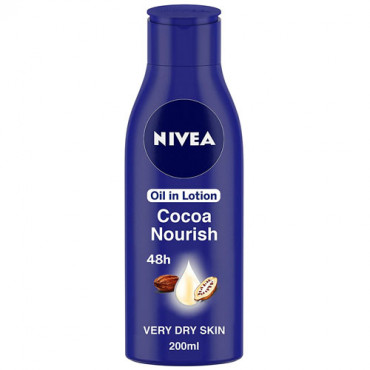 Nivea Cocoa Nourish 48h Oil-in-Lotion Very Dry Skin 200ml