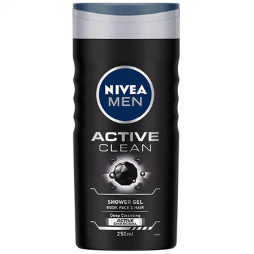 Nivea Active Clean Shower Gel 250ml