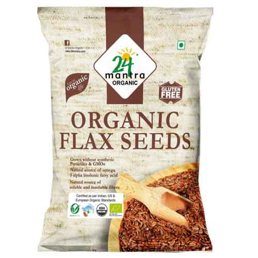 24 Mantra Organic Flax Seeds 200g