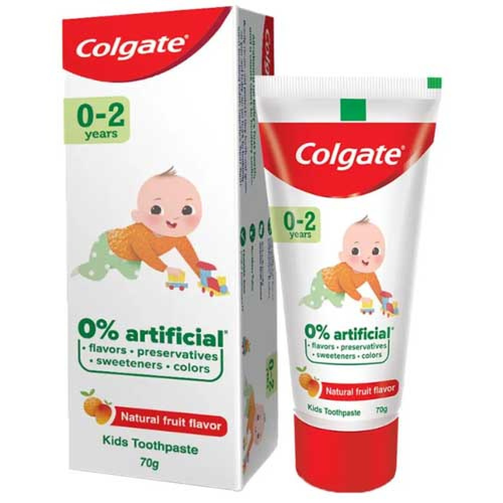 Colgate Kids Natural Fruit Toothpaste 0-2 Years 70g