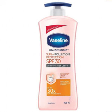 Vaseline Healthy Bright Sun + Pollution SPF30 Lotion 400ml