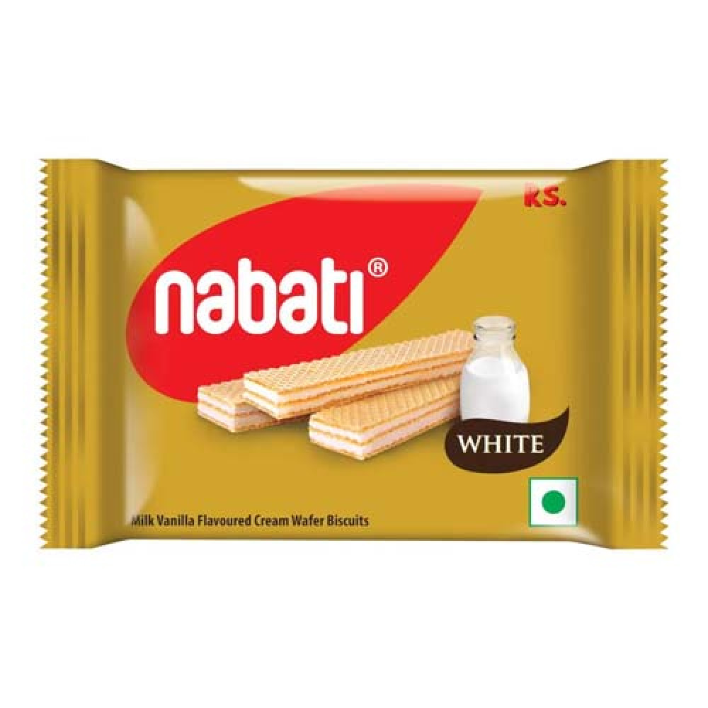 Nabati Wafer White Milk Vanilla 33g