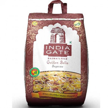 India Gate Supreme Golden Sella  Basmati Rice 1 Kg - (995874)