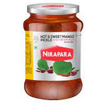 Nirapara Hot & Sweet Mango Pickle 400g