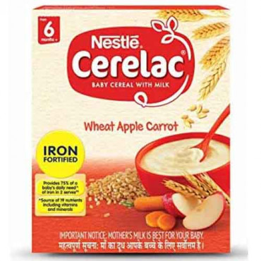 Nestle Cerelac Wheat Apple Carrot 300g (6 -12 Months)