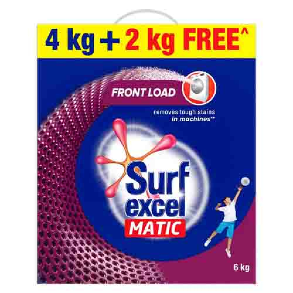 Surf Excel Matic Front Load Washing Powder 4+2 Kg