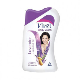 Vivel Body Wash Lavender + Almond Oil 200ml