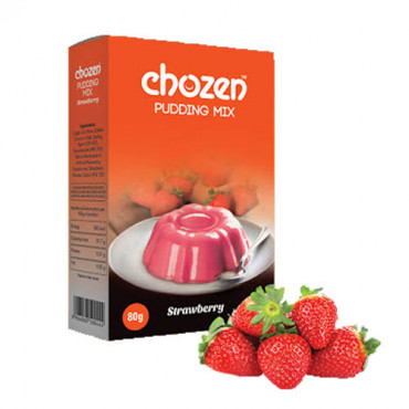 Chozen  Pudding Mix Strawberry 80g