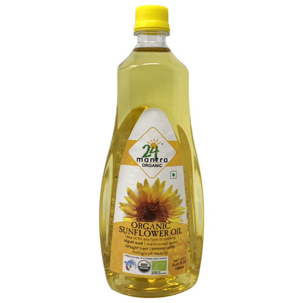 24 Mantra Organic Sunflower Oil 1 Litre (B)