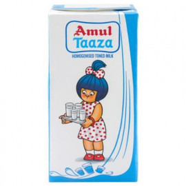 Amul Taza Homogenised Toned Milk 1 Ltr