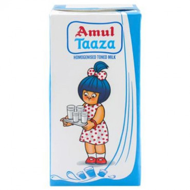 Amul Taza Homogenised Toned Milk 1 Ltr